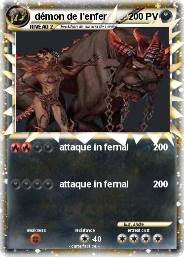 Pokemon démon de l'enfer