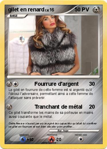 Pokemon gilet en renard