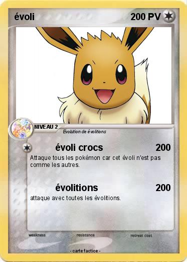 Pokemon évoli