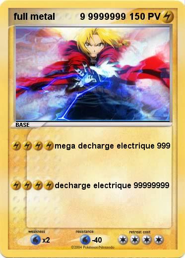 Pokemon full metal          9 9999999                              