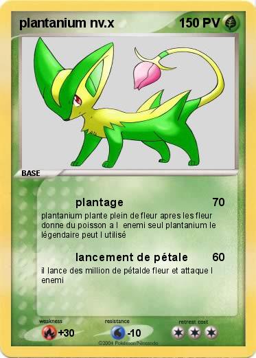 Pokemon plantanium nv.x