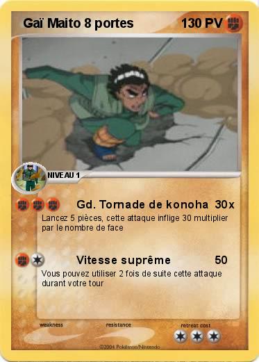 Pokemon  Gaï Maito 8 portes
