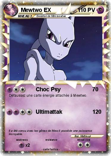Pokemon Mewtwo EX