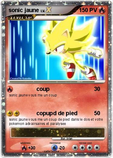 Pokemon sonic jaune