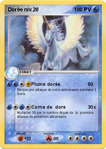 Pokemon Dorée niv.20