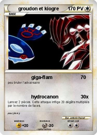 Pokemon groudon et kiogre