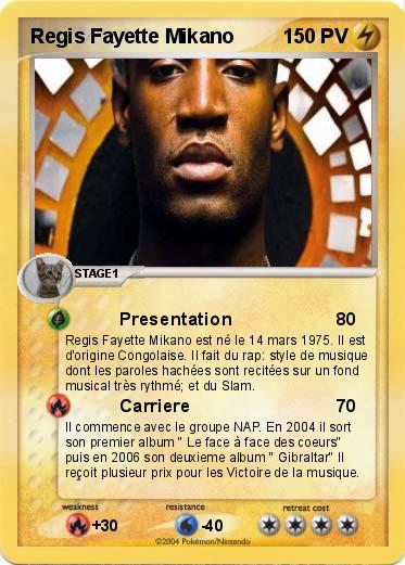 Pokemon Regis Fayette Mikano