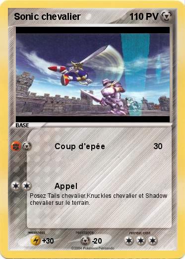 Pokemon Sonic chevalier