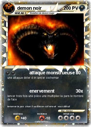 Pokemon demon noir