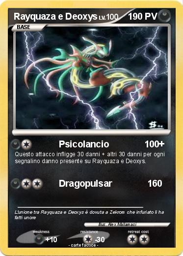 Pokemon Rayquaza e Deoxys