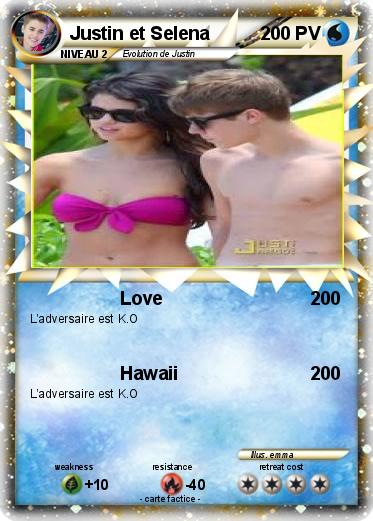 Pokemon Justin et Selena