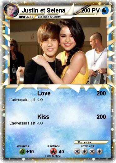 Pokemon Justin et Selena