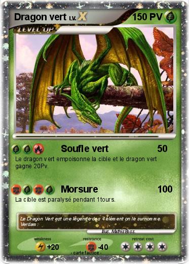 Pokemon Dragon vert