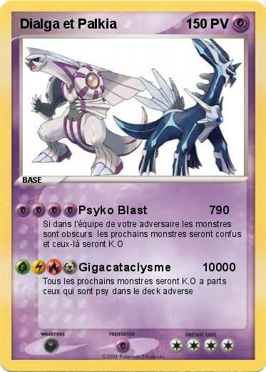 Pokemon Dialga et Palkia