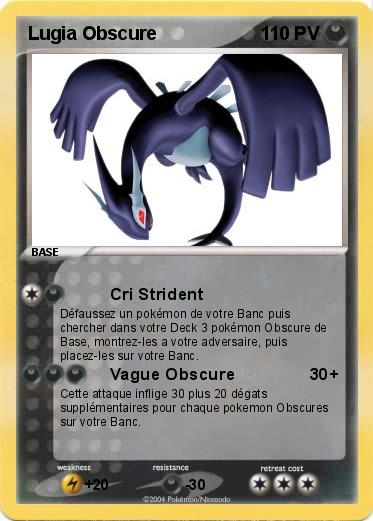 Pokemon Lugia Obscure