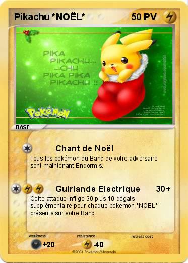 Pokemon Pikachu *NOËL*