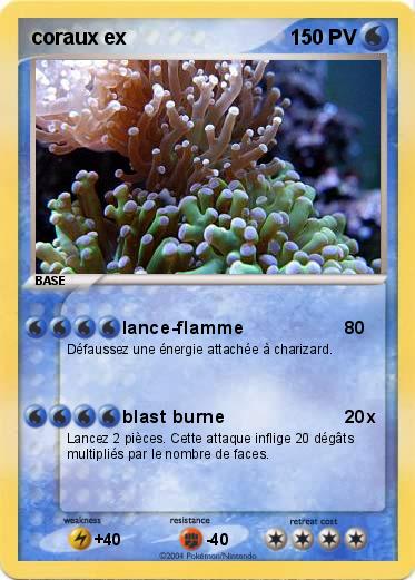 Pokemon coraux ex