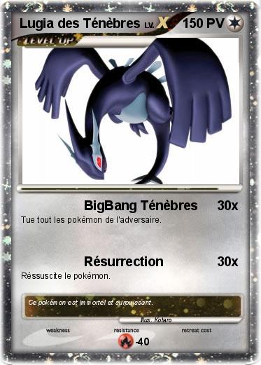 Pokemon Lugia des Ténèbres