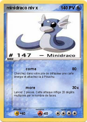Pokemon minidraco niv x