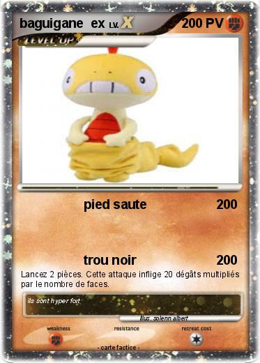 Pokemon baguigane  ex