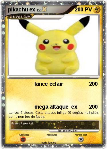 Pokemon pikachu ex