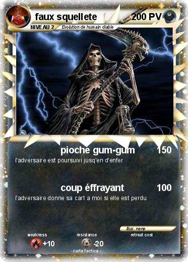 Pokemon faux squellete