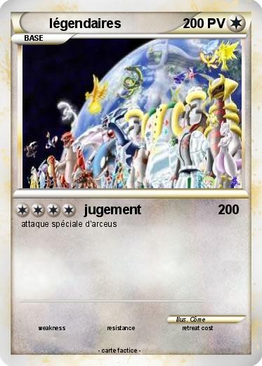 Pokemon légendaires