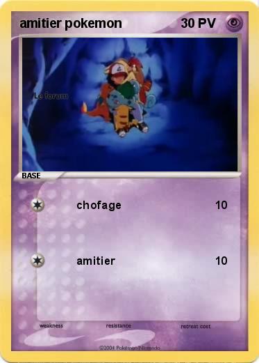 Pokemon amitier pokemon