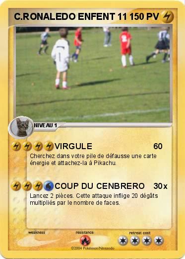 Pokemon C.RONALEDO ENFENT 11