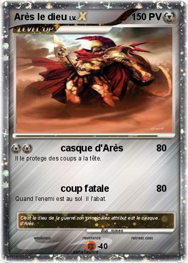 Pokemon Arès le dieu