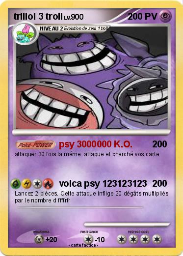 Pokemon trilloi 3 troll