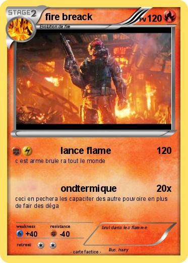 Pokemon fire breack