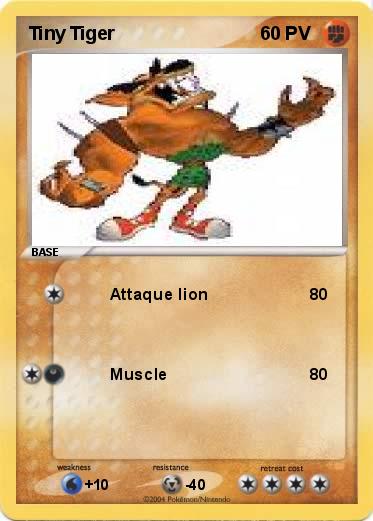Pokemon Tiny Tiger