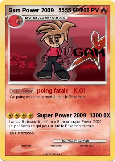 Pokemon Sam Power 2009   5555 999