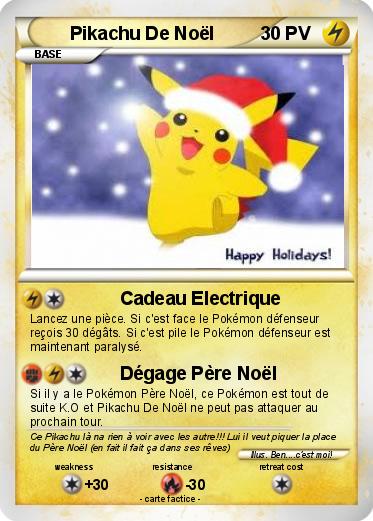Pokemon Pikachu De Noël