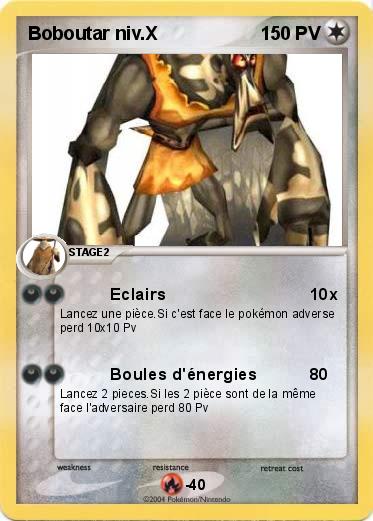 Pokemon Boboutar niv.X