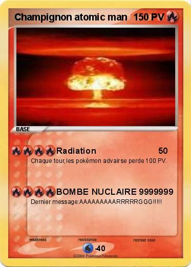 Pokemon Champignon atomic man