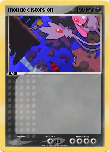 Pokemon monde distorsion