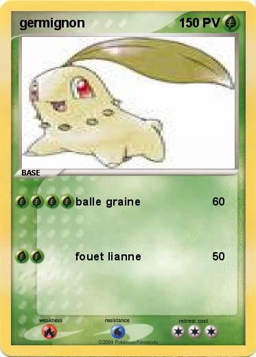 Pokemon germignon 