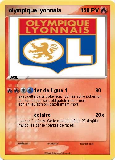Pokemon olympique lyonnais