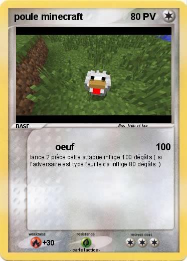 Pokemon poule minecraft