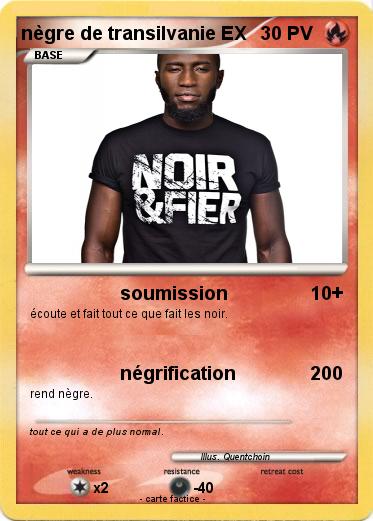 Pokemon nègre de transilvanie EX