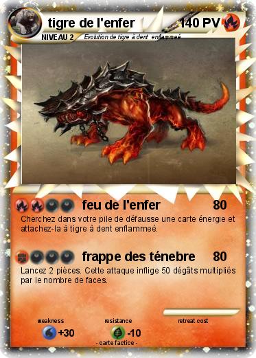 Pokemon tigre de l'enfer
