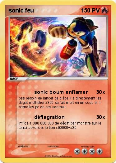 Pokemon sonic feu
