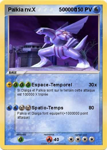 Pokemon Palkia nv.X                500000