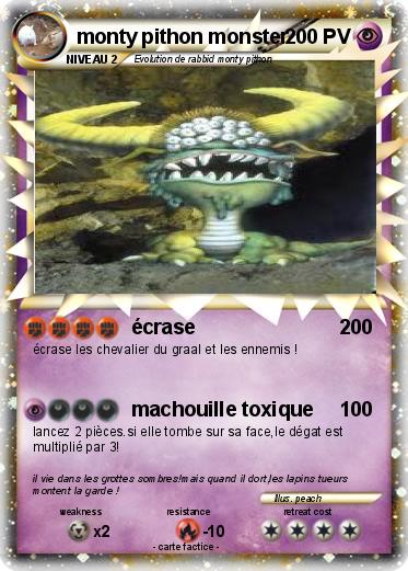 Pokemon monty pithon monster