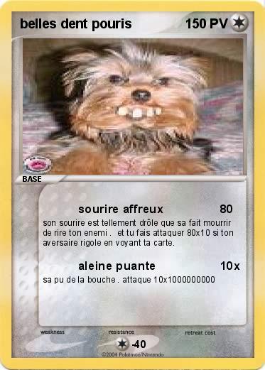 Pokemon belles dent pouris