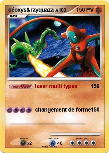 Pokemon déoxys&rayquaza