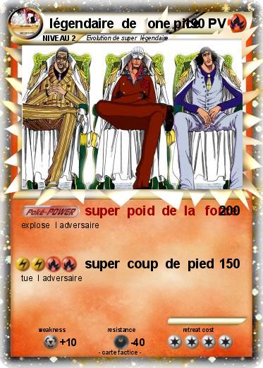 Pokemon légendaire  de   one pice