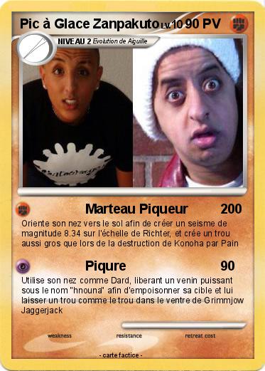 Pokemon Pic à Glace Zanpakuto